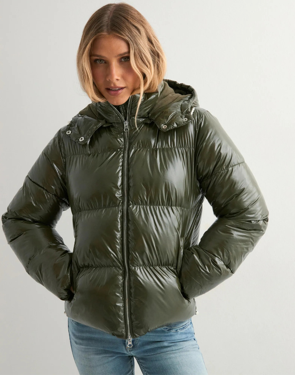 YAYA | Shiny Puffer Jacket