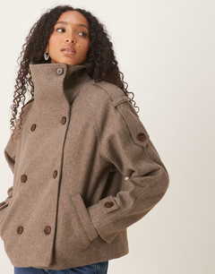 YAYA | Cropped Trench Coat