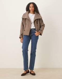 YAYA | Cropped Trench Coat