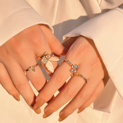 YAYA | Flutter Ring Set