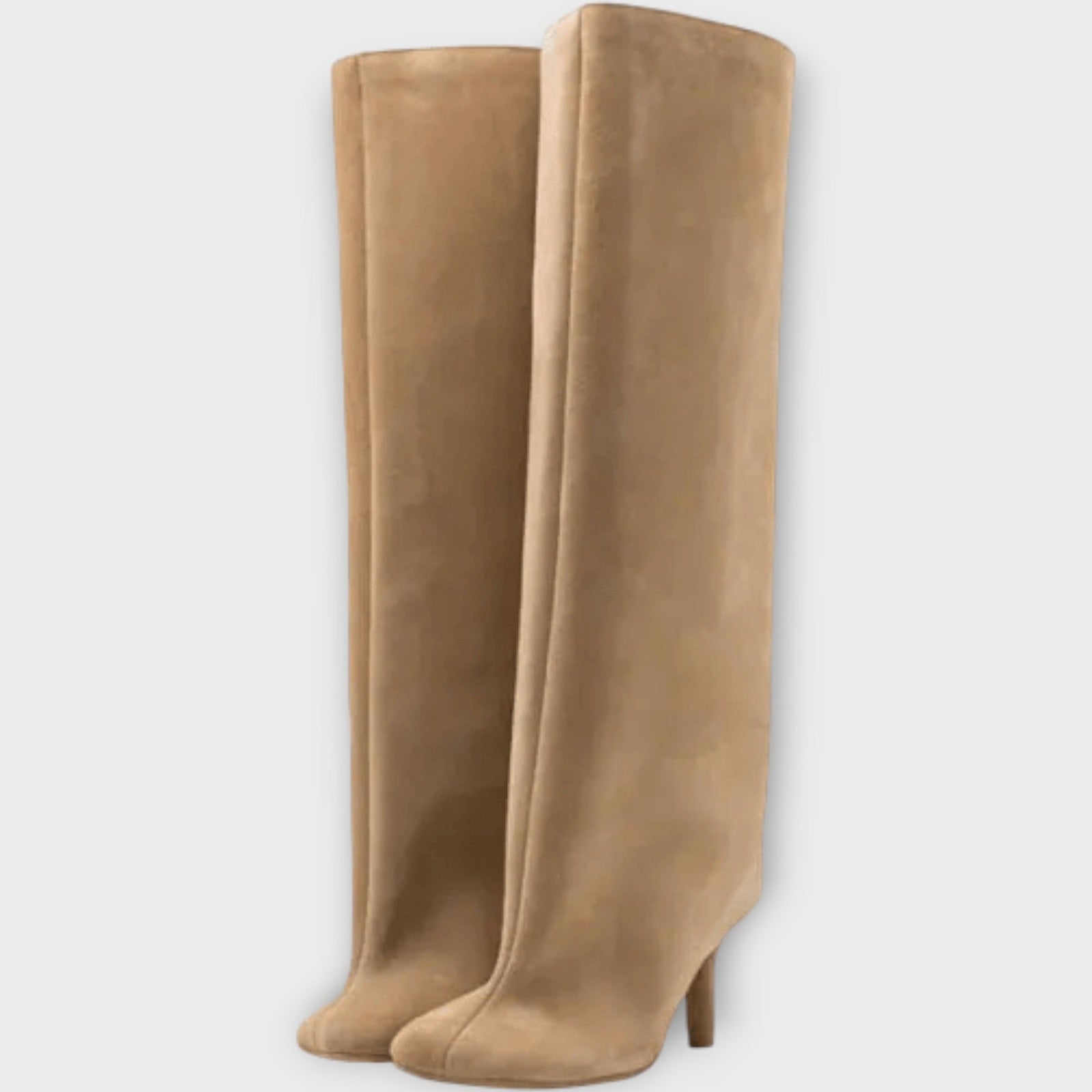 Mela Suede Knee-High Boots