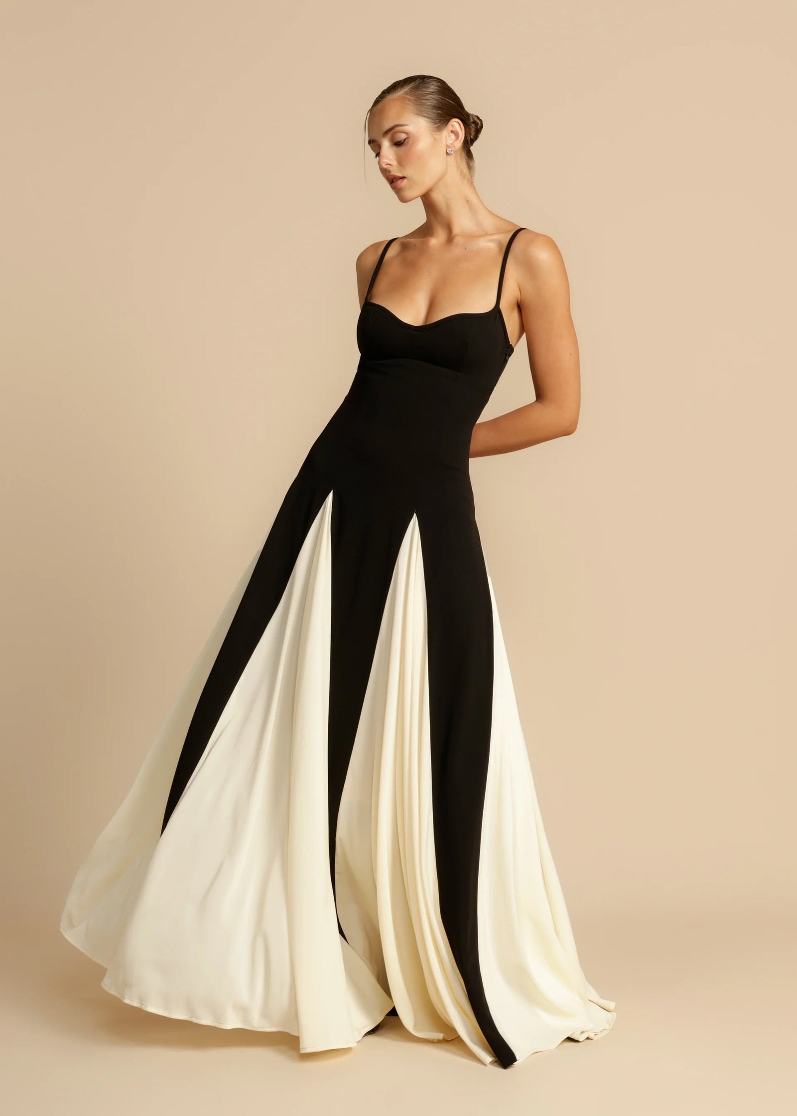 YAYA | Black Tie Maxi Dress