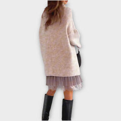 Layered Knit & Slip Dress Set