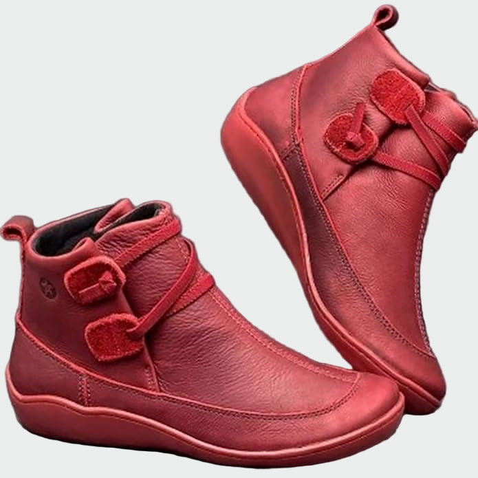 Premium Orthopedic Leather Ankle Boots