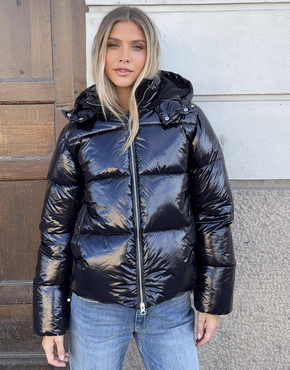 YAYA | Shiny Puffer Jacket