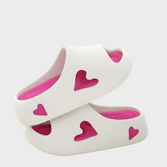 Flip Flops with Playful Heart Shape