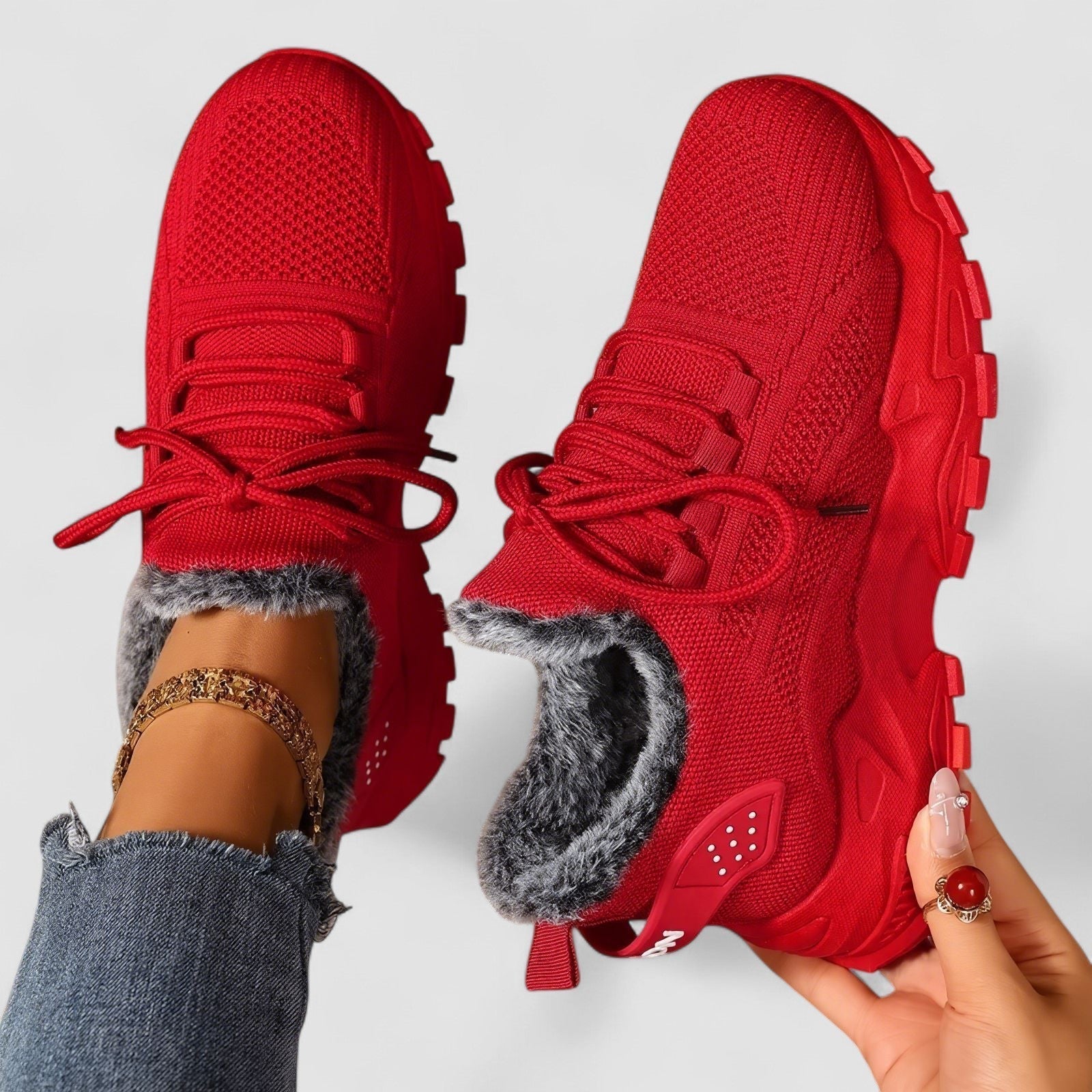 Abigail™ - Orthopedic Fleece Sneakers