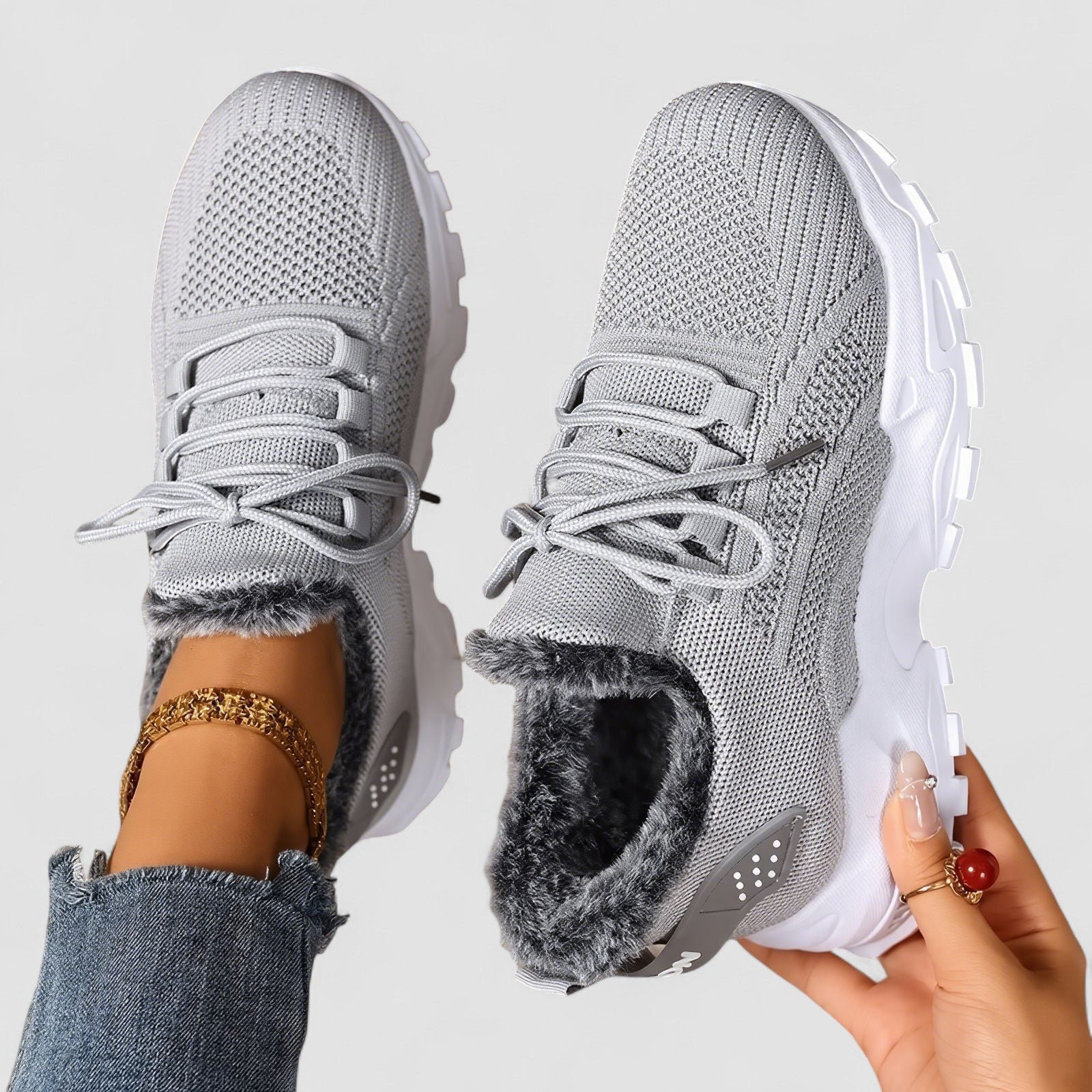 Abigail™ - Orthopedic Fleece Sneakers