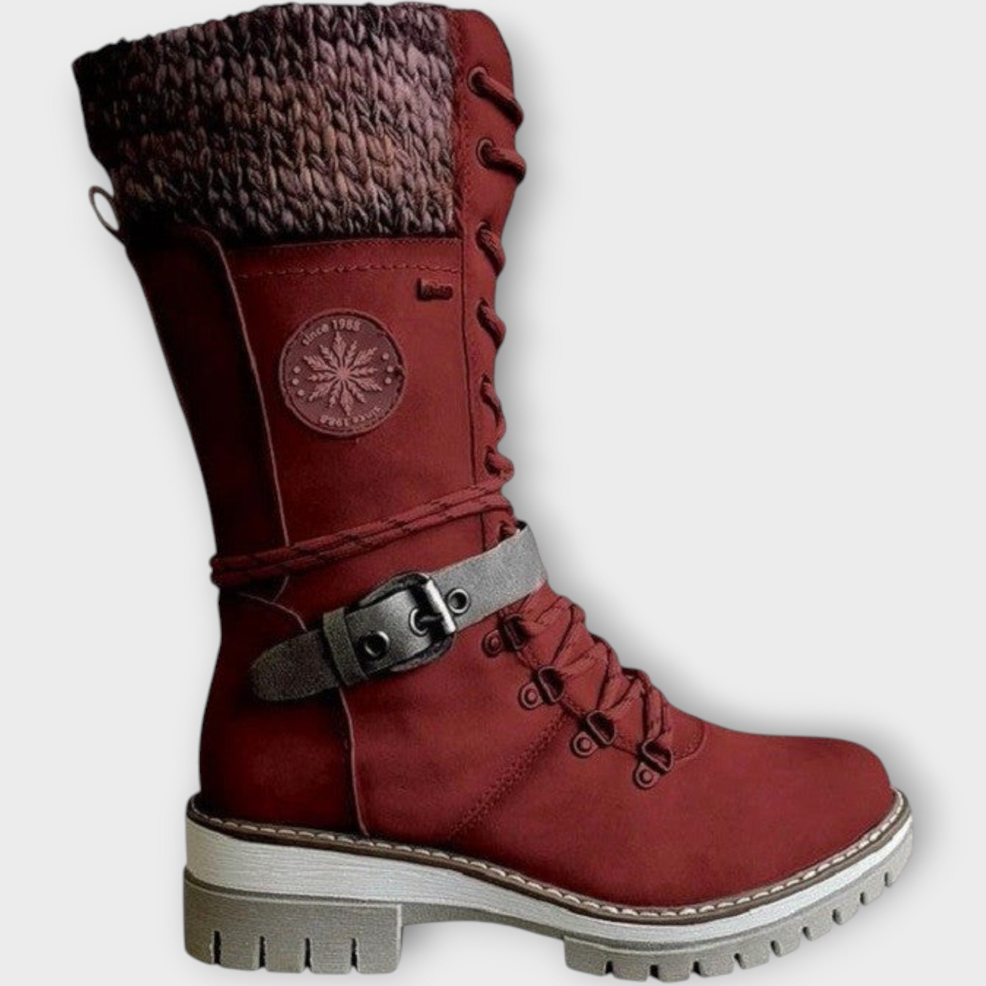 Insulated Winter Lace-Up Boots