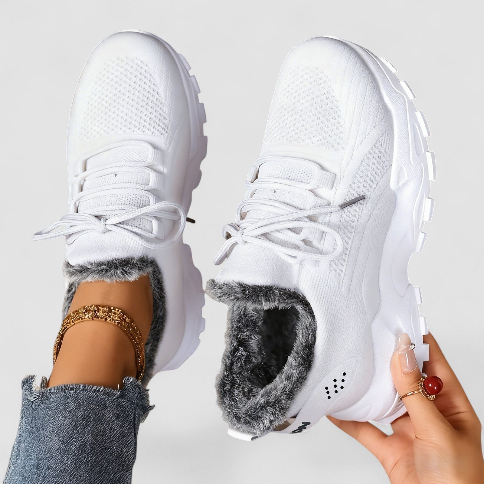 Abigail™ - Orthopedic Fleece Sneakers