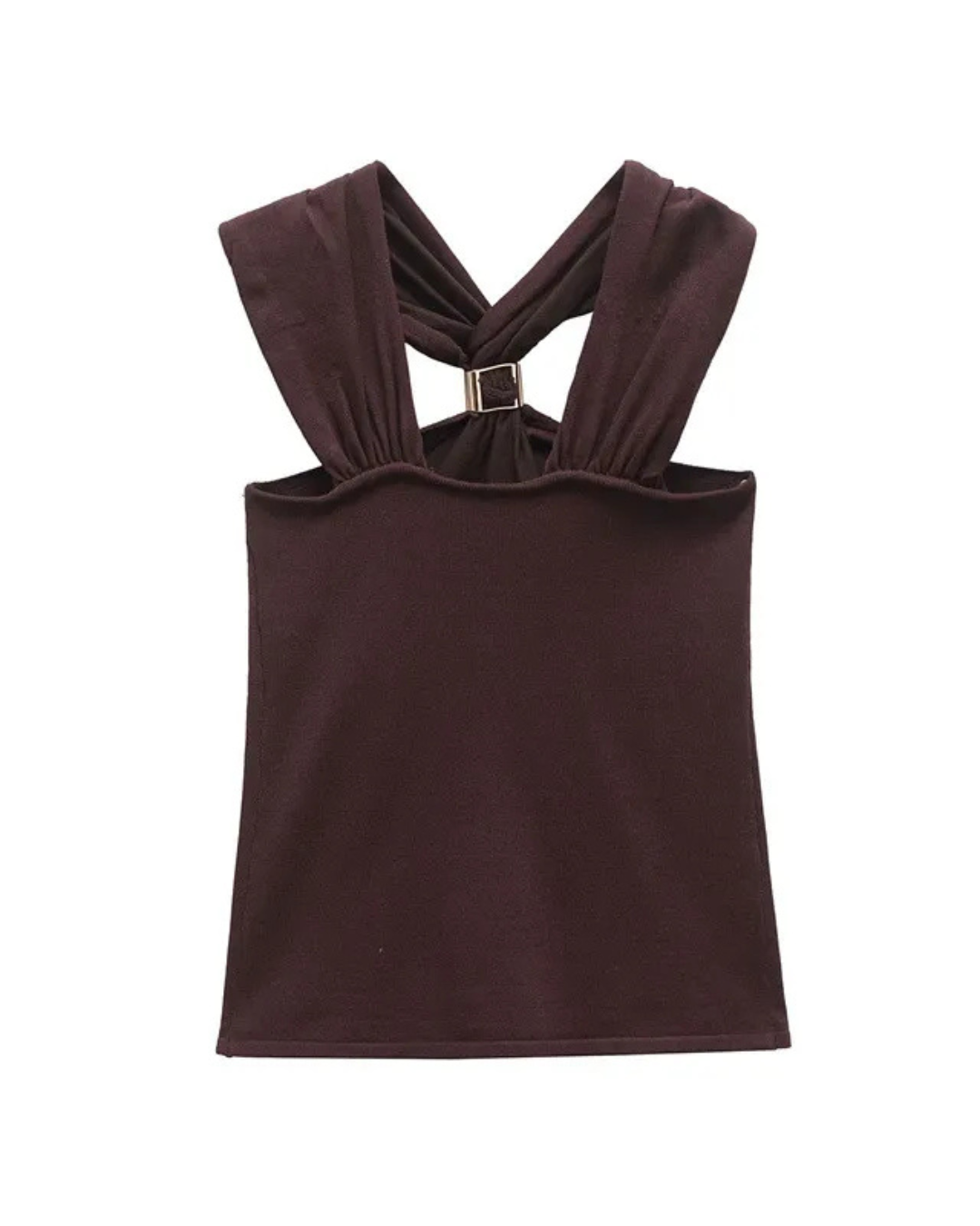 YAYA | Mocha Halter Top