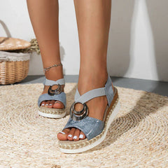 Comfortable Orthopaedic Wedge Heel Sandals - 2025