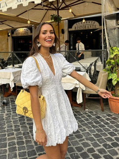 YAYA | Puff Mini Dress