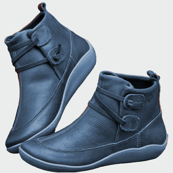 Premium Orthopedic Leather Ankle Boots