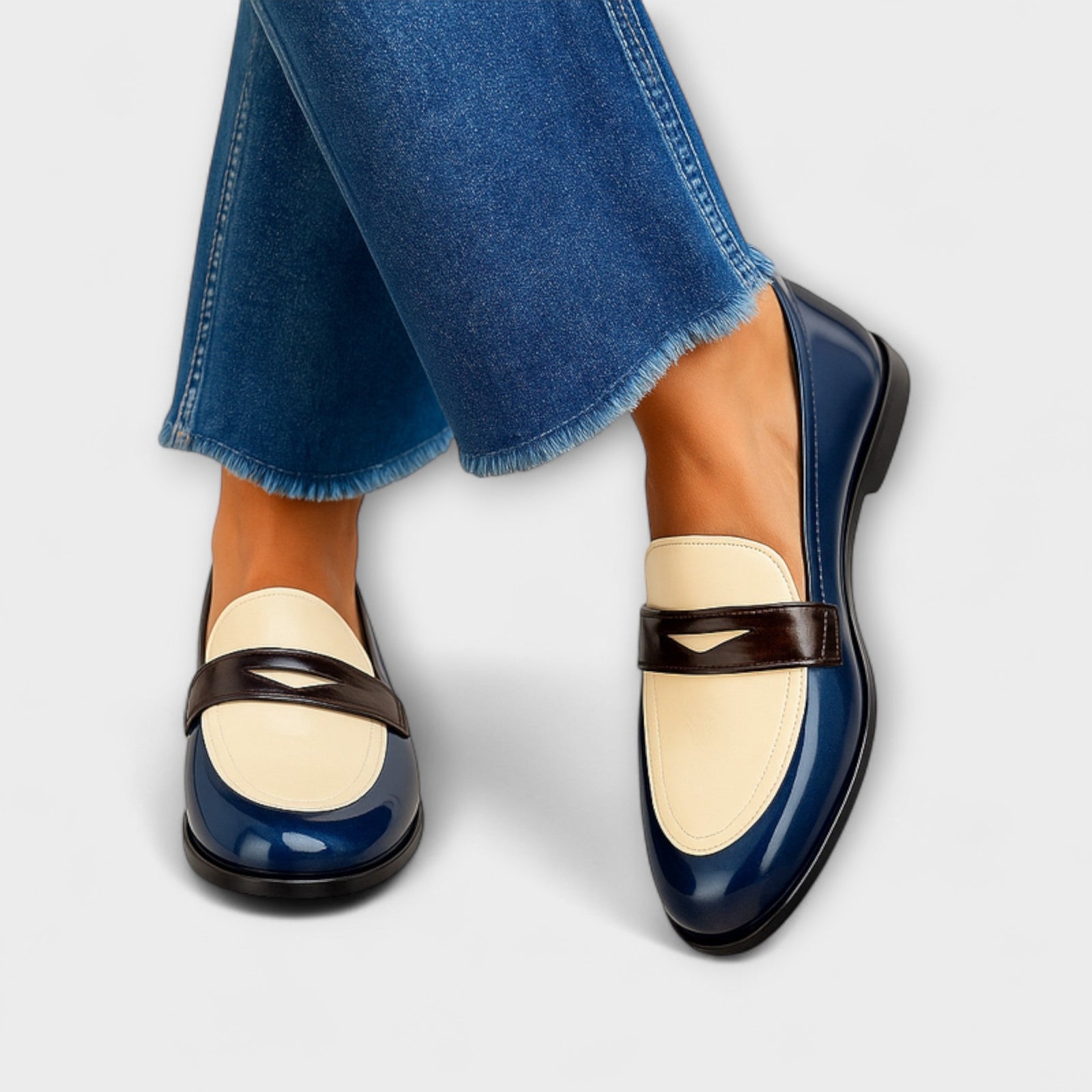 Claudia - Contrast Ballet Flats