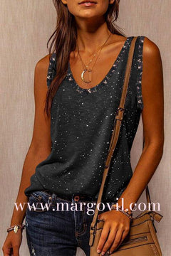 Summer Splice Sleeveless Top