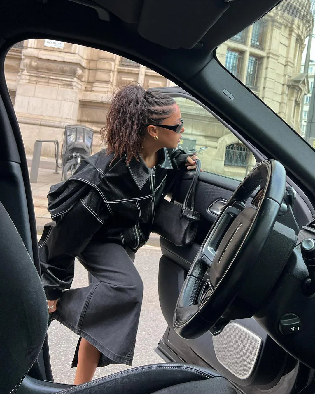 YAYA | Oversized Contrast Jacket