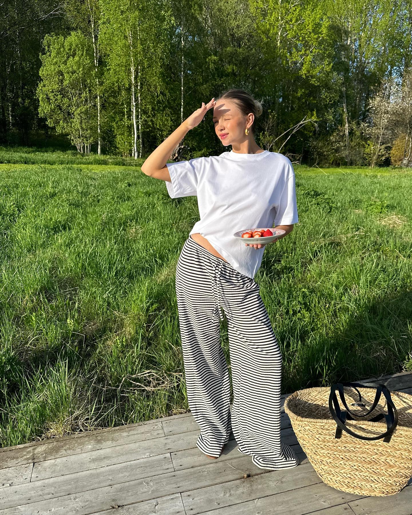 YAYA | Striped Pants