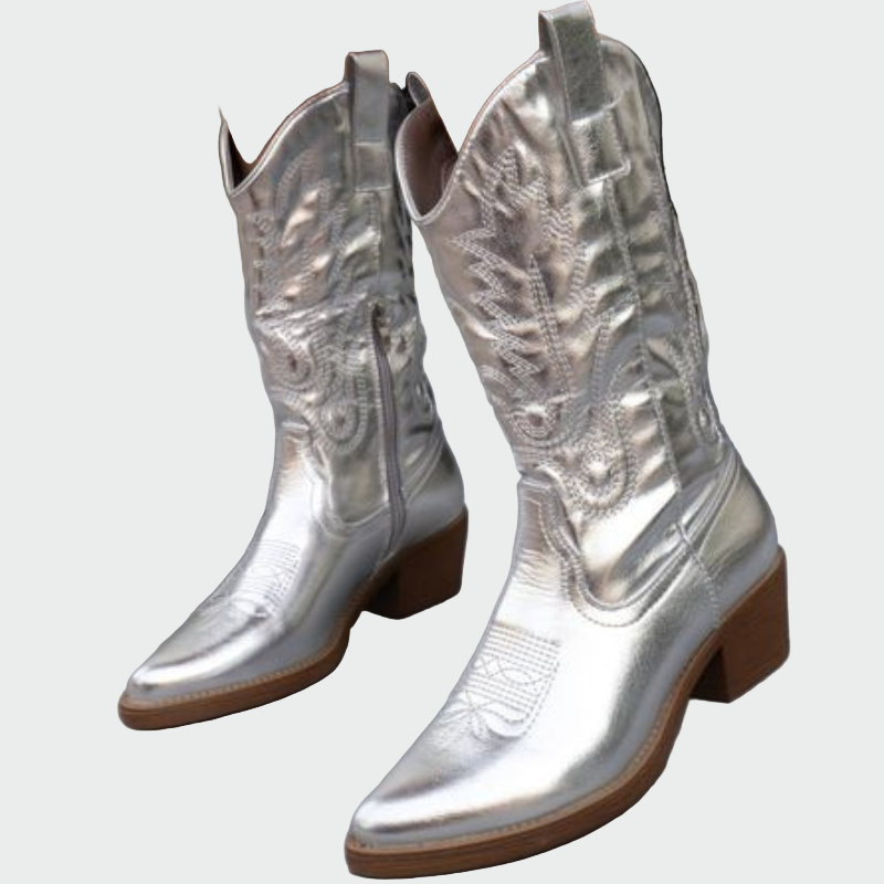 Metallic Cowboy Boots