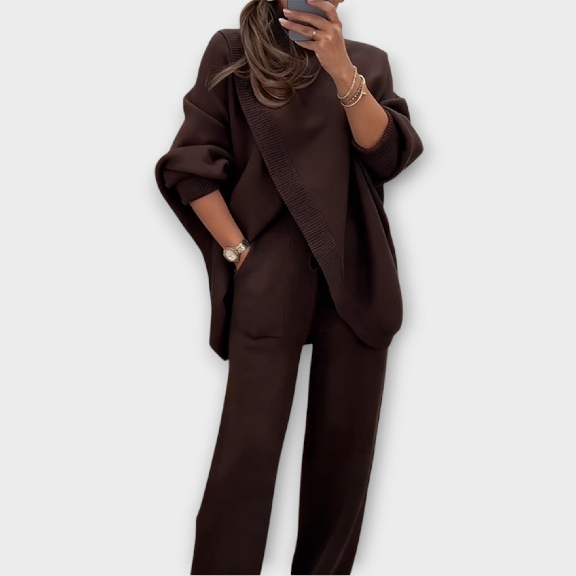 Relaxed Knit Lounge Set